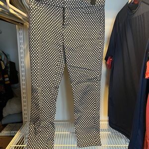 Black and White Patterned Pants